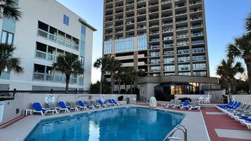 Indoor pool, outdoor pool