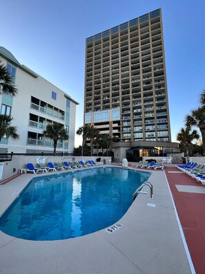 Indoor pool, outdoor pool