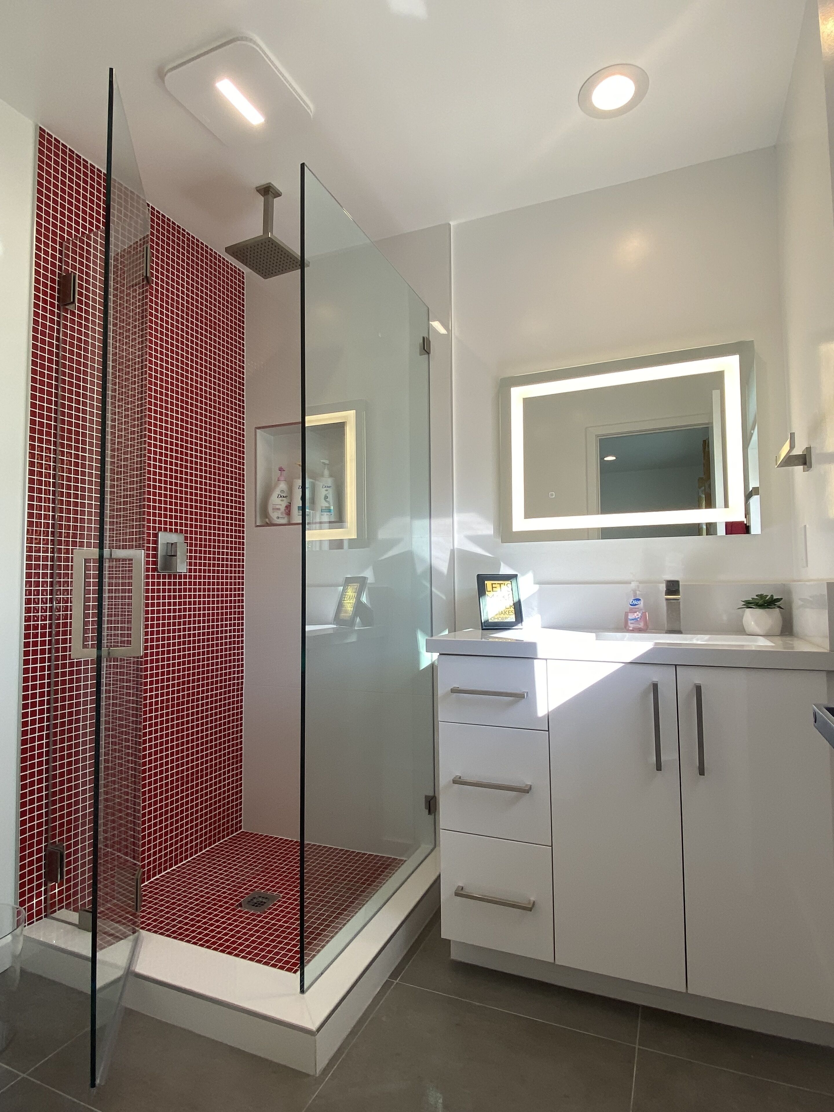 Bedroom 2's luxury bathroom is all yours. Dove products included.
