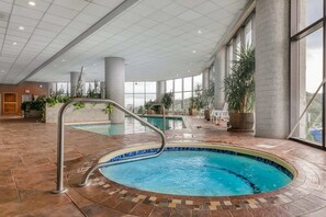 Indoor pool, a heated pool