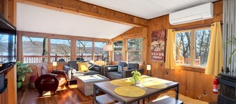 Enjoy the view and easy lake access just steps from the Appalachian Trail