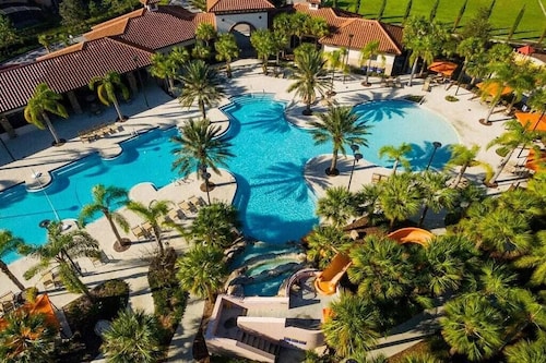 Huge Resort Villa Near Disney-Pool-Spa-Game Rm-Sleeps 24+-"Better than Photos"