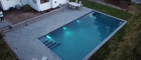 Una piscina climatizada