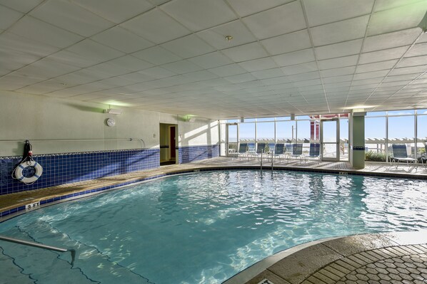 Indoor pool, a heated pool