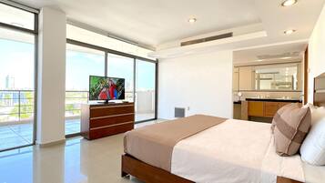 Cobertura panorâmica | 3 quartos, cortinas blackout, ferros/tábuas de passar roupa