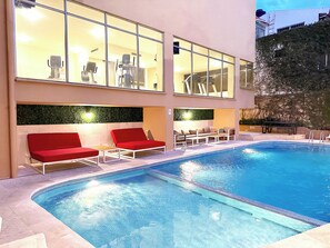 Outdoor pool - Topacio7 Residencial by Vecino Stays (Boca del Río)