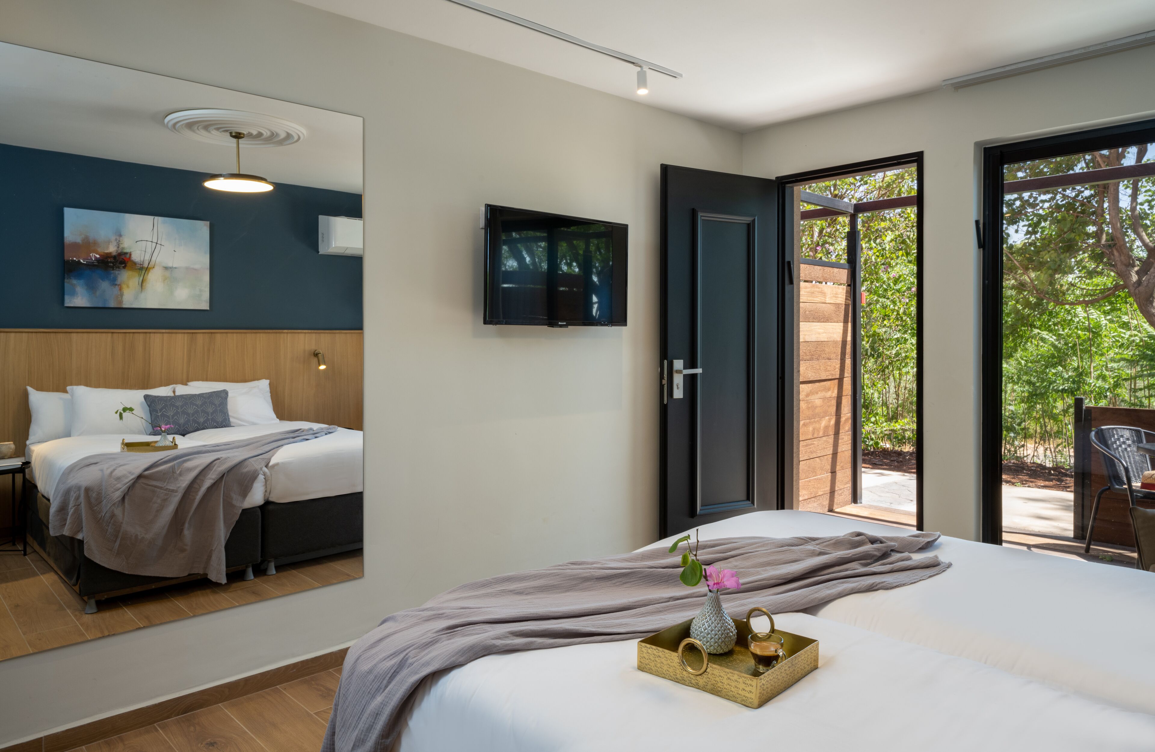 Deluxe Gamla Room, Balcony, Garden View