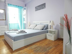 Appartement | 1 chambre, fer et planche à repasser, Wi-Fi gratuit, draps fournis