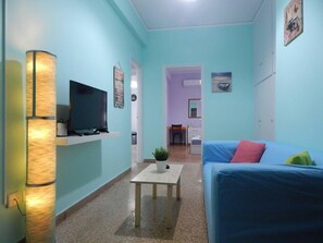 Appartement | 1 chambre, fer et planche à repasser, Wi-Fi gratuit, draps fournis