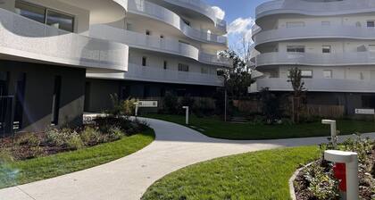 Two-room attic apartment 210 m2 terrace