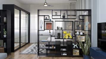 Luxury Yellow Boutique Suite | 1 chambre, literie de qualité supérieure, décoration personnalisée