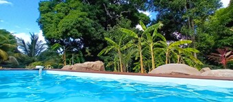 Detached villa with private pool, not overlooked, 300m from the sea 