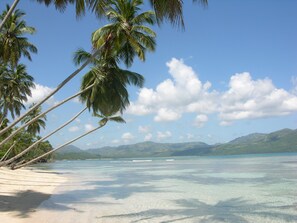Private beach, white sand, sun loungers, beach towels - Bungalow 3111 Ocean Front (Las Galeras)