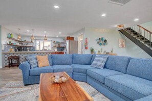 Smart TV, video games, foosball, table tennis