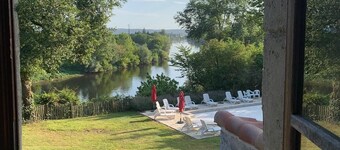 Restored Farmhouse with stunning river views, private pool and games room