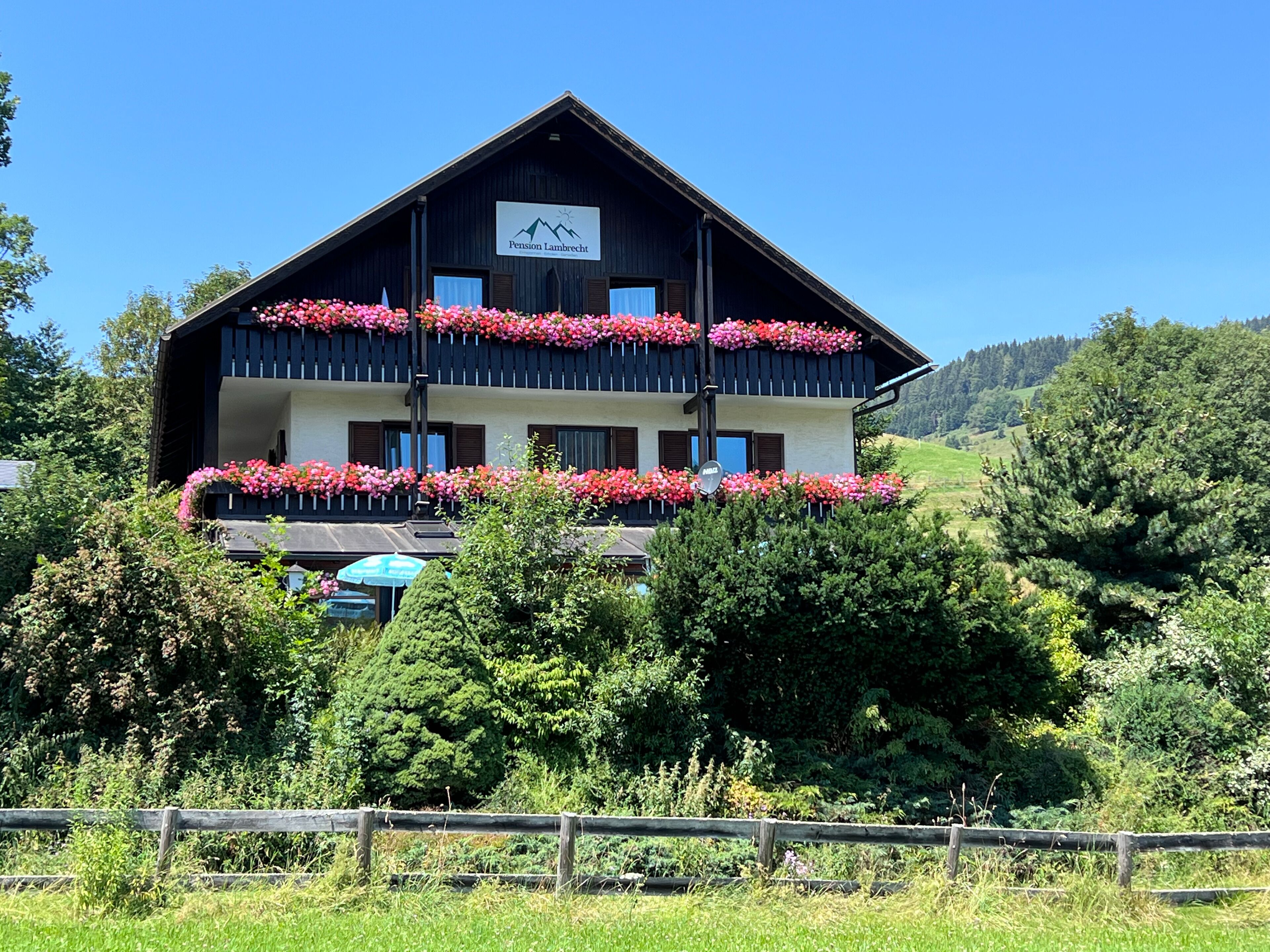 Fassade der Unterkunft