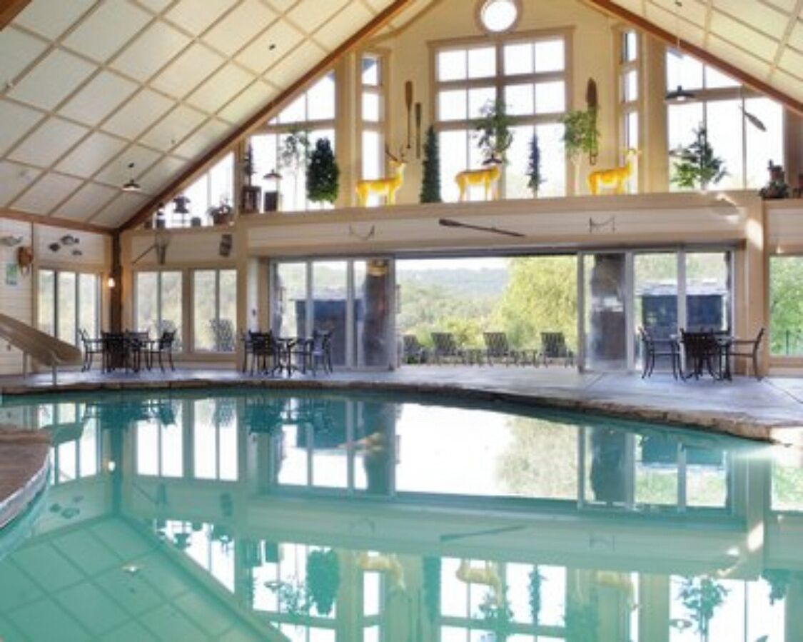 Indoor pool, outdoor pool