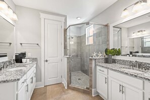 Bathtub, hair dryer, towels