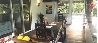 Best value for money in Moorea, very quiet with private pool.