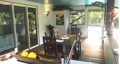 Best value for money in Moorea, very quiet with private pool.