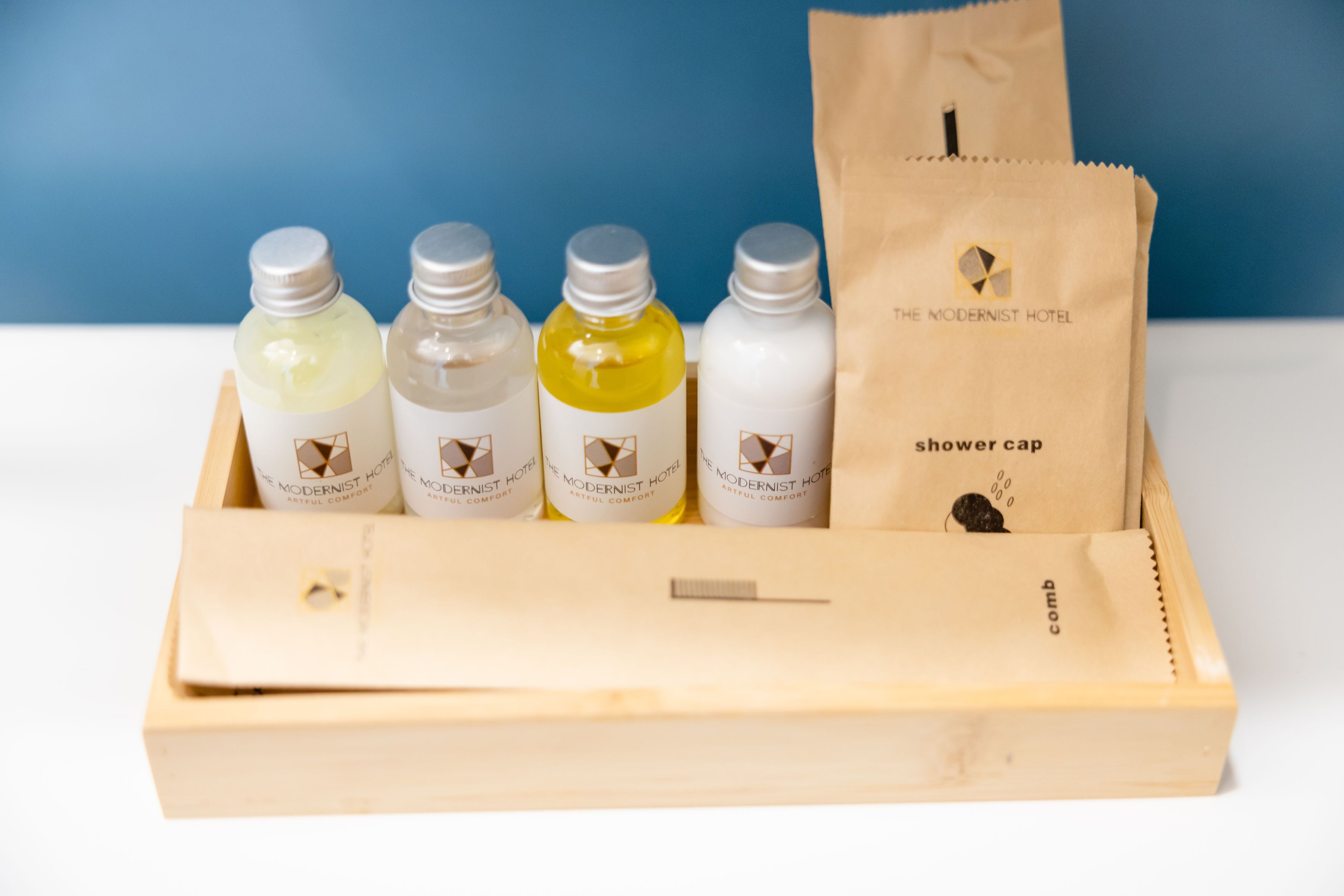 free toiletries, hair dryer, bathrobes, slippers