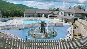 Indoor pool, outdoor pool