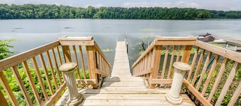 Lake House Retreat with a Pool