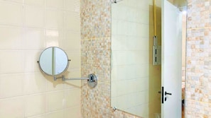 Shower, jetted tub