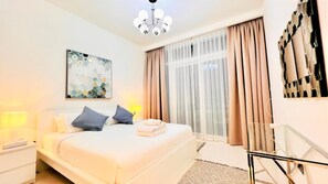 아파트 (2 Bedrooms) | 2 개의 침실, 침대 시트