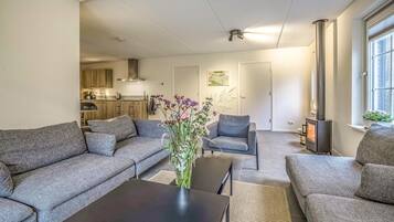 TV connectée, cheminée