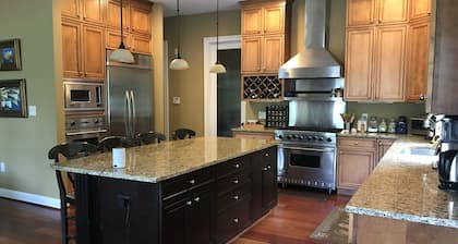 Large Lux Waterfront Home on 9 Acres with Sandy Beach and Beautiful Sunsets