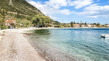 Vlak bij het strand