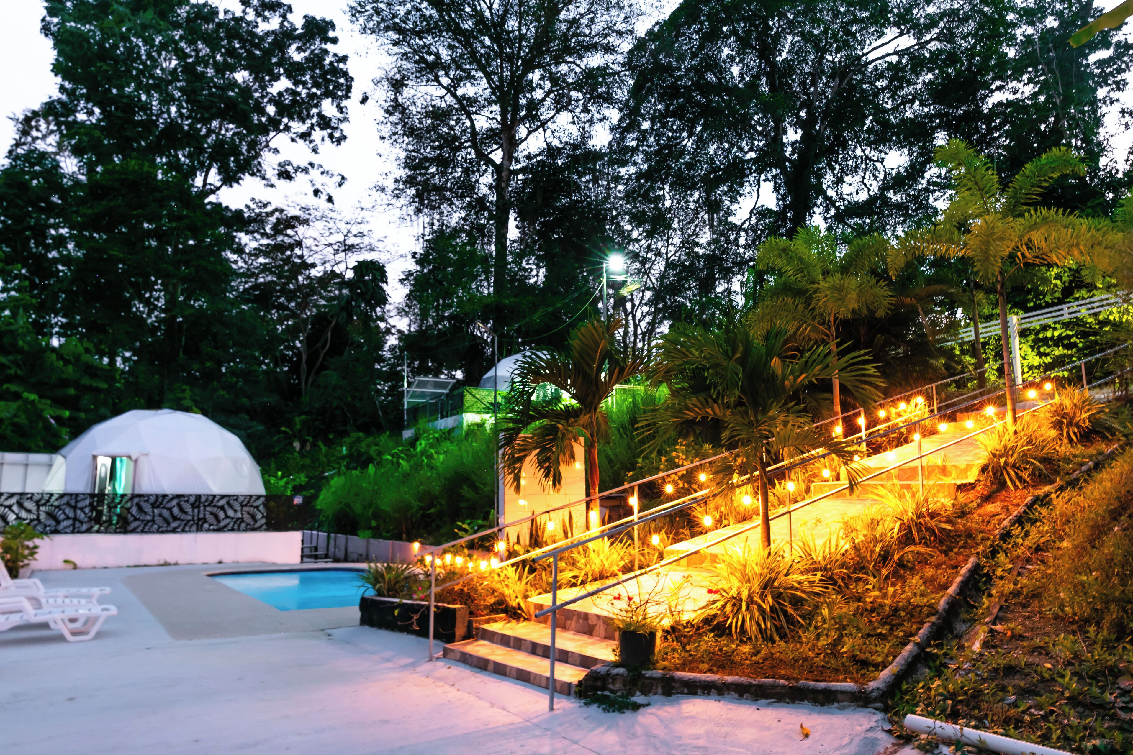 Honeymoon Chalet, 1 King Bed, Hot Tub | Down comforters, in-room safe, laptop workspace, blackout drapes