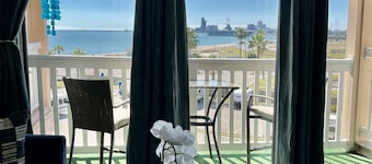Newly Renovated Beach Condo with views of the ocean and downtown Corpus Christi!