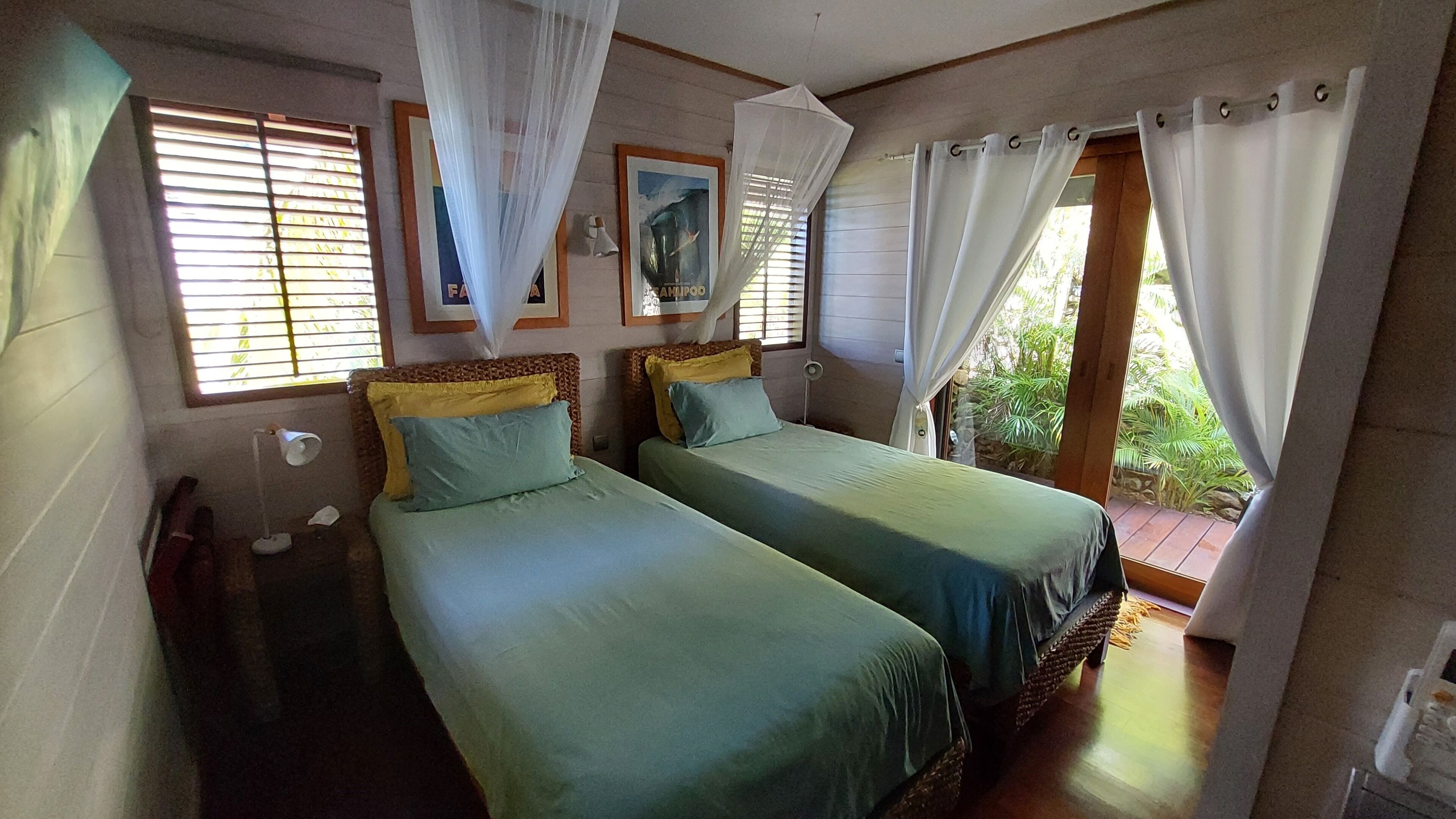 2 bedrooms, in-room safe, iron/ironing board, travel crib