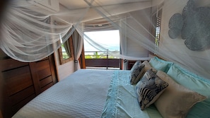 2 bedrooms, in-room safe, iron/ironing board, travel cot