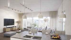 House, Multiple Beds | Living area