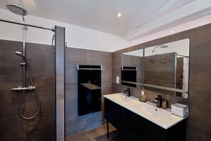 Shower, hair dryer