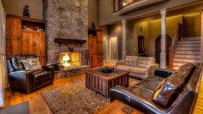House, 5 Bedrooms | Living room - Stoneview Lodge by Escape to Blue Ridge (Blue Ridge)
