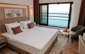 Premium bedding, minibar, in-room safe, desk