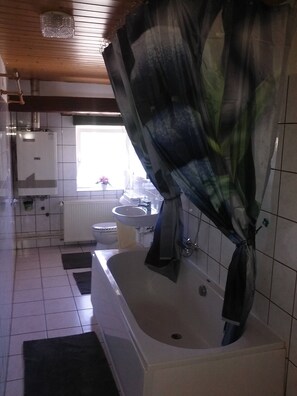 Appartement, 1 chambre, vue jardin | Salle de bain
