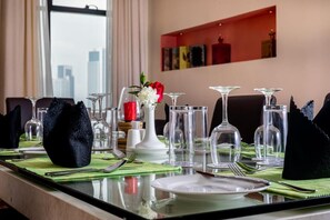Zimmer, 1 Schlafzimmer, barrierefrei, Raucher | Speisen