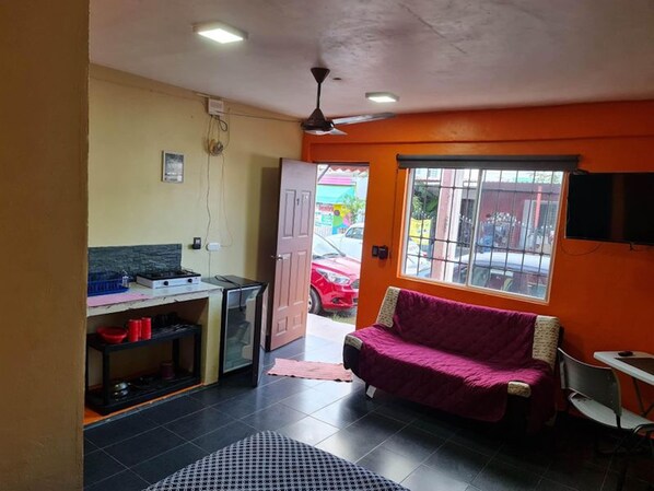 Apartment, 1 Bedroom, Smoking, City View | Living area - Super Cheap Loft Style Apartment in Merida Wifi Smartv (Mérida)