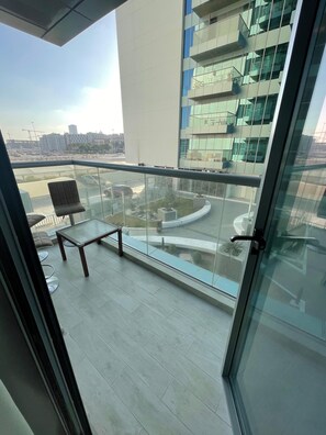 Apartment, 1 Schlafzimmer, barrierefrei, Balkon | Balkon