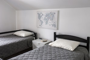 3 habitaciones, wifi gratis y ropa de cama