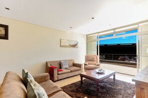 Apartemen, 3 kamar tidur, balkon, pemandangan kota | Ruang keluarga