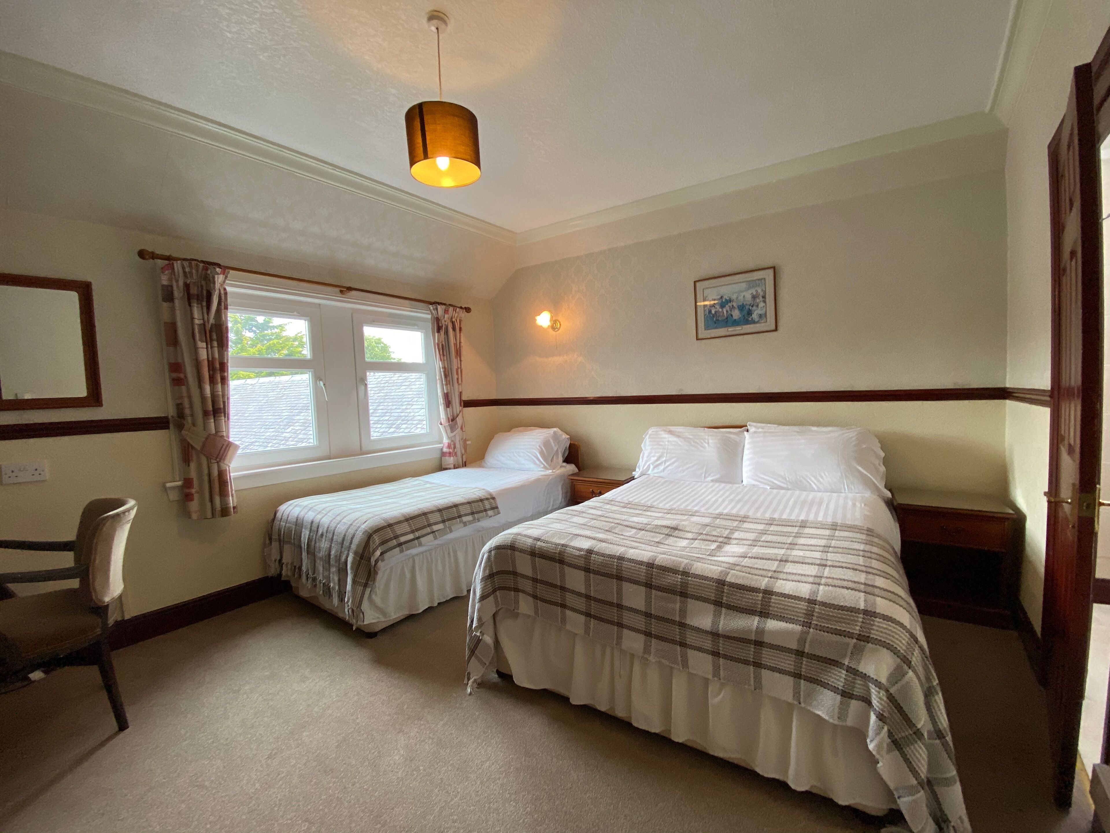Desk, iron/ironing board, free WiFi, bed sheets
