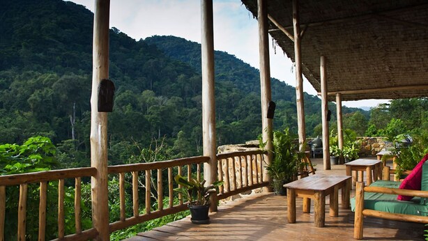 Balcony view - Engagi Lodge (Entebbe)