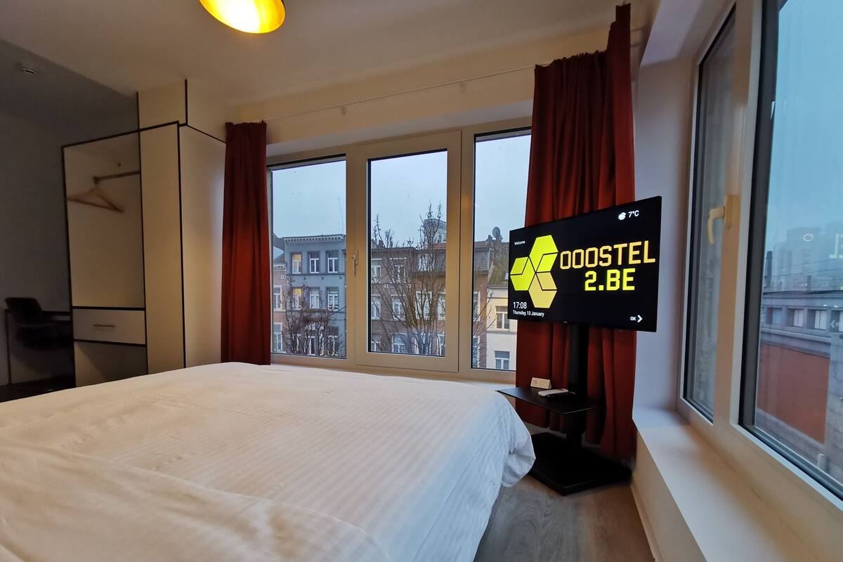 Comfort Double Room | Down comforters, desk, laptop workspace, blackout drapes