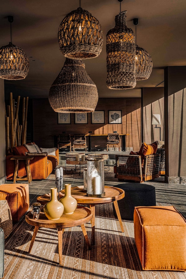 Sitteområde i lobbyen